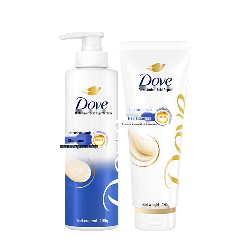 Dove Intensive Repair Shampoo & Conditioner Set
Dove Intensive Repair Shampoo & Conditioner Set