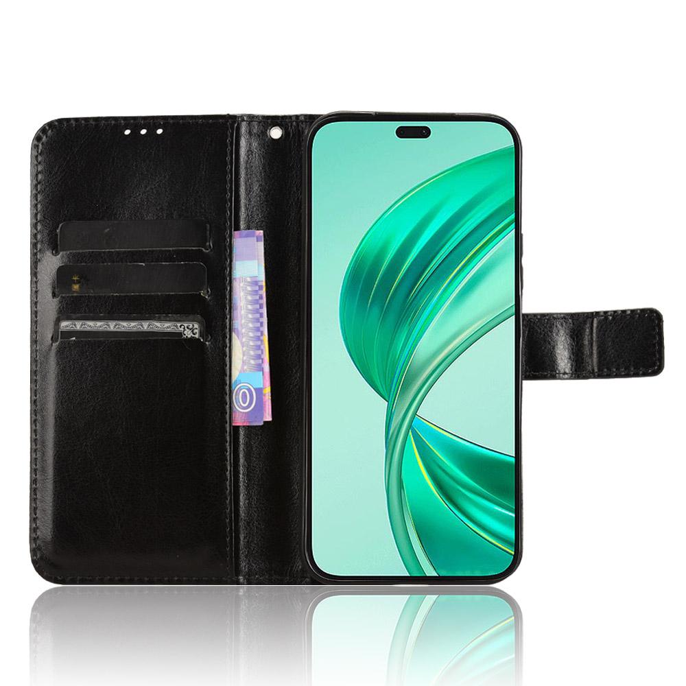 For Honor X8b 4G Cell Phone Case Magnetic Clasp Leather Protective Cover with Wallet Stand Black
For Honor X8b 4G Cell Phone Case Magnetic Clasp Leather Protective Cover with Wallet Stand Black