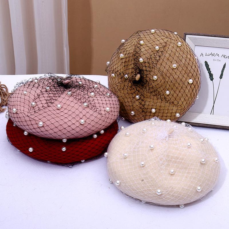 Women s Wool Beret with Pearl Mesh - White Retro Painter Style for Spring & Autumn M (56-58cm) света кофе
Women s Wool Beret with Pearl Mesh - White Retro Painter Style for Spring & Autumn M (56-58cm) света кофе