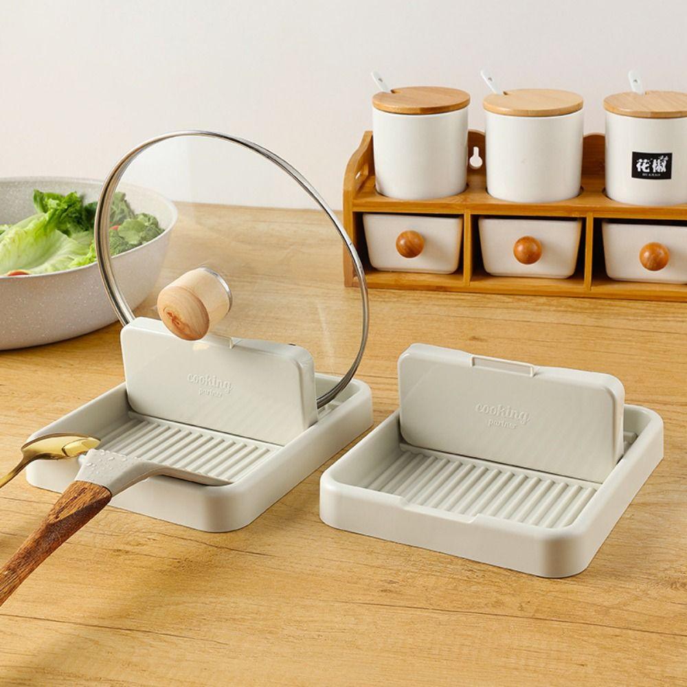 Plastic Non Slip Heat Resistant Kitchen Organizer Pan Covers Stand Soup Spoon Rack Pot Lid Holder
Plastic Non Slip Heat Resistant Kitchen Organizer Pan Covers Stand Soup Spoon Rack Pot Lid Holder