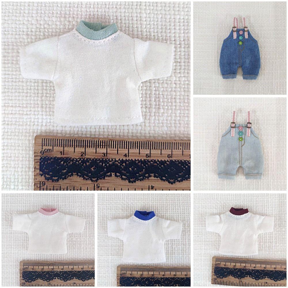 Для 1/11 OB11Dolls для Obitsu11 Кукольная мода Комбинезоны Кукольная одежда Джинсовые брюки Футболка Костюмы
Для 1/11 OB11Dolls для Obitsu11 Кукольная мода Комбинезоны Кукольная одежда Джинсовые брюки Футболка Костюмы