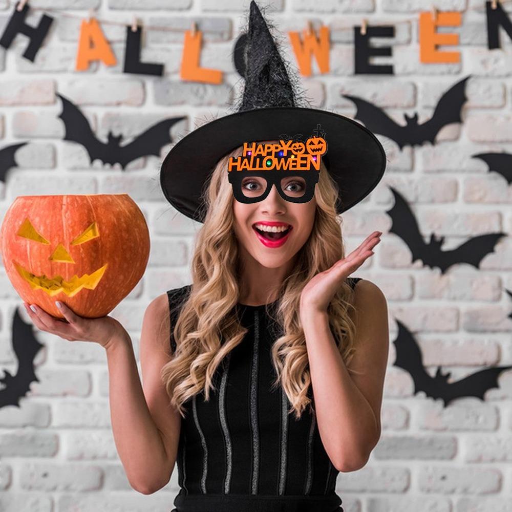 Felt Halloween Luminous Glasses LED Halloween Eyewear Frame Festival Pumpkin Glasses Men style6
Felt Halloween Luminous Glasses LED Halloween Eyewear Frame Festival Pumpkin Glasses Men style6