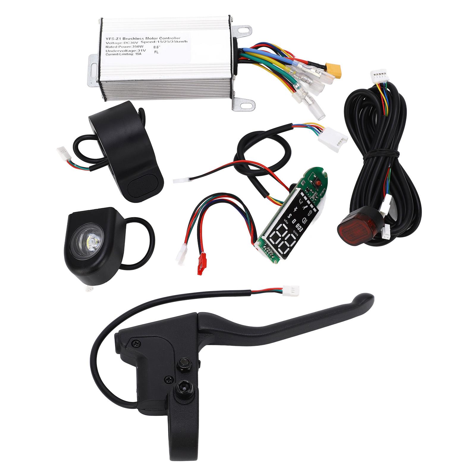 36V Electric Scooter Controller Set Aluminium Alloy Brake Handle and Circuit Board Tail Light Headlight Kit
36V Electric Scooter Controller Set Aluminium Alloy Brake Handle and Circuit Board Tail Light Headlight Kit