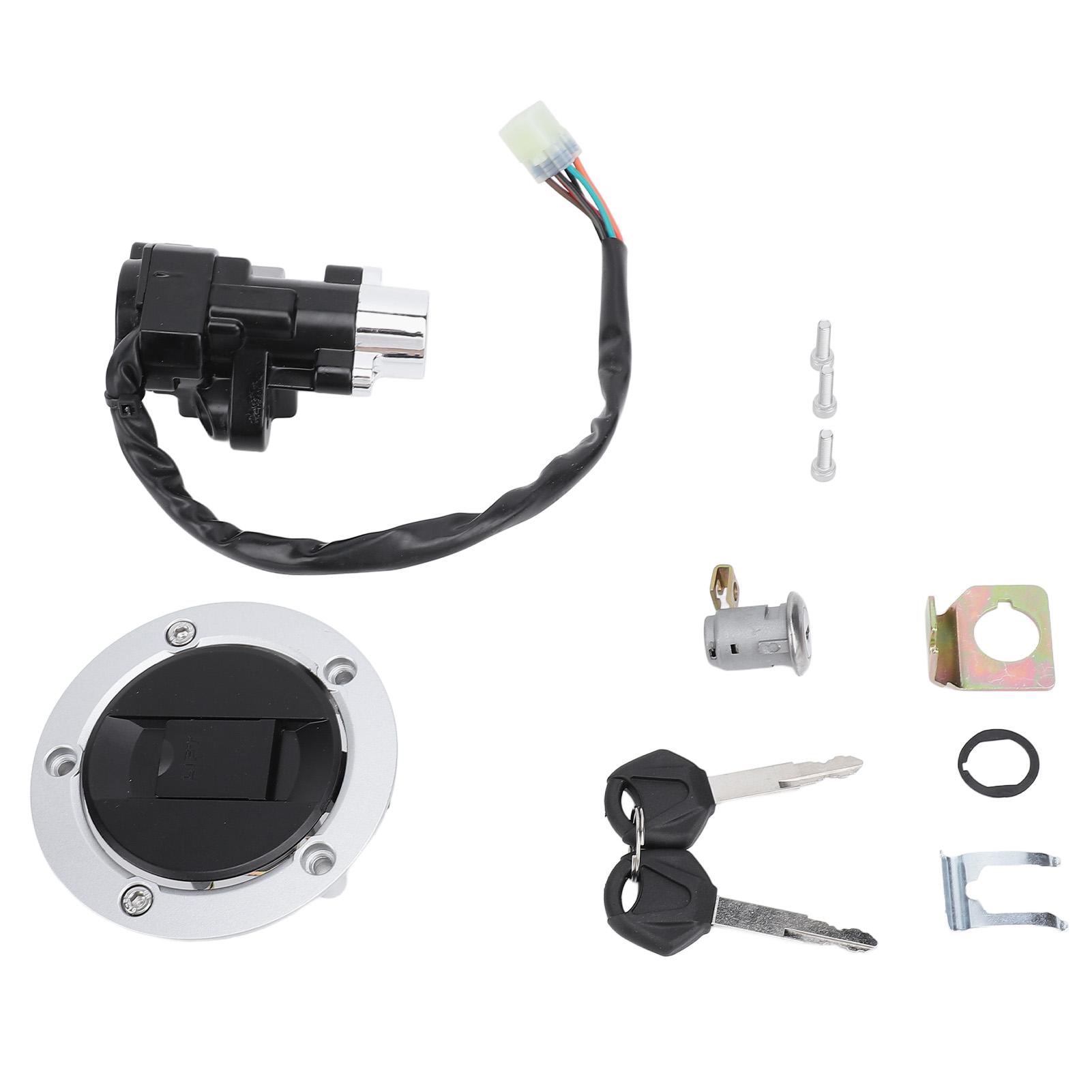 Motorcycle Ignition Switch Gas Cap Cover Seat Key Lock Set Replacement for Suzuki R600 R750 R1000 GSF650
Motorcycle Ignition Switch Gas Cap Cover Seat Key Lock Set Replacement for Suzuki R600 R750 R1000 GSF650