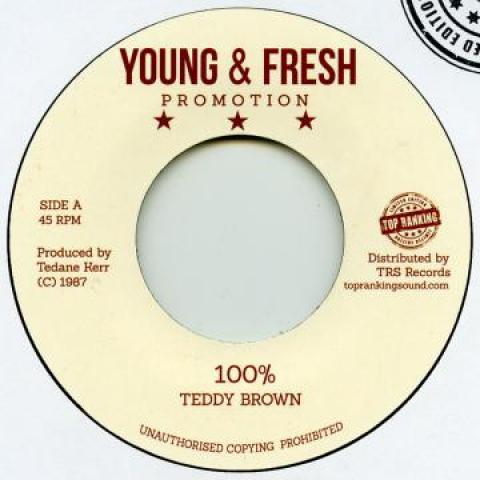 7inch Record TEDDY BROWN - 100% TRSYF1 Young & Fresh/T 1987 Europe Reggae, Ska & Dub
7inch Record TEDDY BROWN - 100% TRSYF1 Young & Fresh/T 1987 Europe Reggae, Ska & Dub