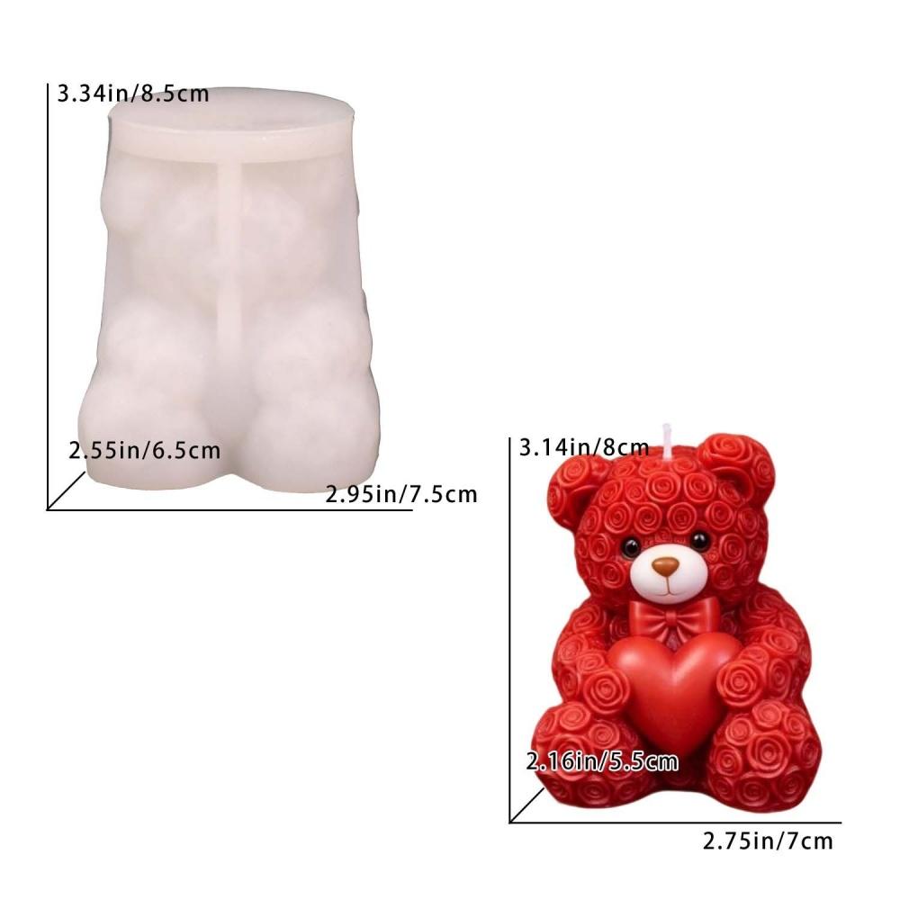 3d Bear Silicone Mold Charming Cartoon Bear Resin Mold Aromatherapy Bear Mold Miniature For Crafting Festival Gift Dyi Projects
3d Bear Silicone Mold Charming Cartoon Bear Resin Mold Aromatherapy Bear Mold Miniature For Crafting Festival Gift Dyi Projects