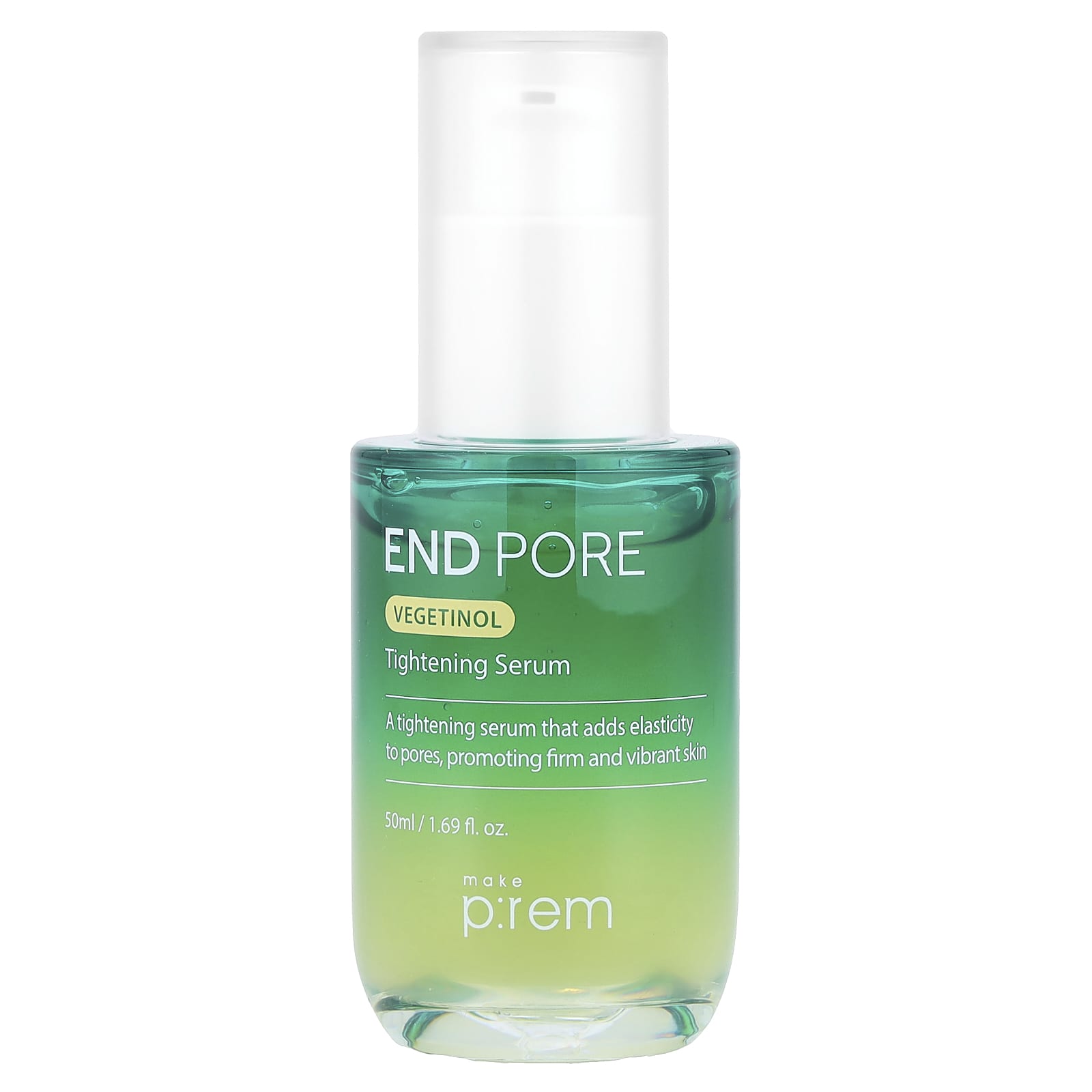 make p:rem, End Pore, Veginol Tightening Serum, 50ml (1.69 fl oz)
make p:rem, End Pore, Veginol Tightening Serum, 50ml (1.69 fl oz)