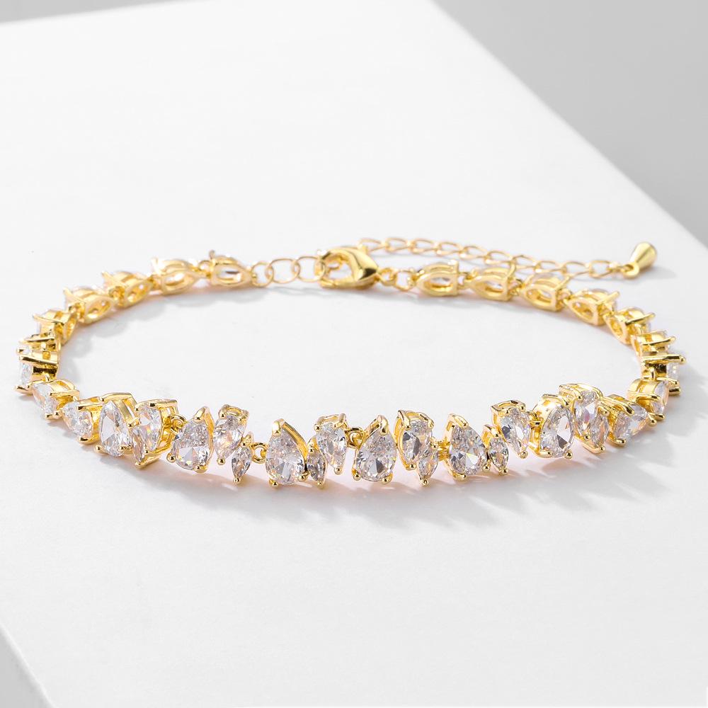 High-End AAA Zircon Teardrop Bracelet for Women - Elegant, Chic & Perfect for Besties розового золота
High-End AAA Zircon Teardrop Bracelet for Women - Elegant, Chic & Perfect for Besties розового золота