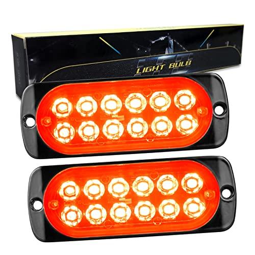 RIGIDON 2pcs 11cm Strobe Light LED LED Light 36W 12-24V 12ED Emergency Strobe Light Flashing Lamp (Red) Auxiliary Light
RIGIDON 2pcs 11cm Strobe Light LED LED Light 36W 12-24V 12ED Emergency Strobe Light Flashing Lamp (Red) Auxiliary Light