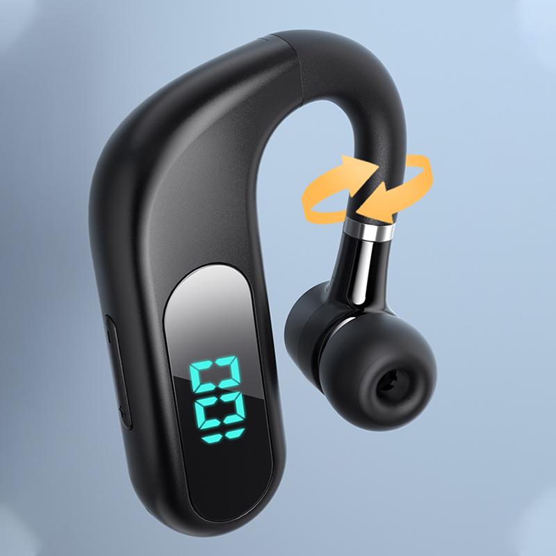 V13 Business Single Ear Earhook Wireless Bluetooth-compatible 5.2 Headset Hands-free Earphone with Smart Digital Display White
V13 Business Single Ear Earhook Wireless Bluetooth-compatible 5.2 Headset Hands-free Earphone with Smart Digital Display White