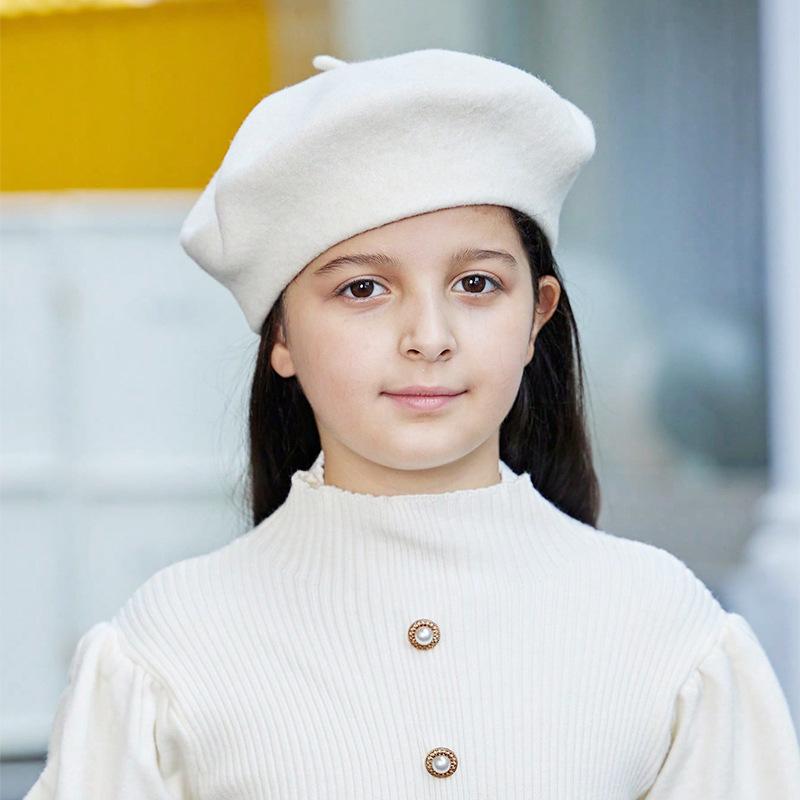 New Autumn And Winter Solid Color Children S Beret Wool Versatile British Thermal Painter Hat One size fits all белый
New Autumn And Winter Solid Color Children S Beret Wool Versatile British Thermal Painter Hat One size fits all белый