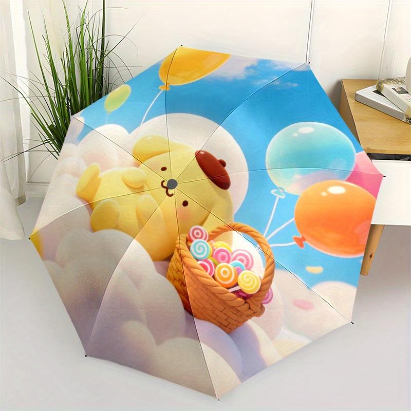 1pc Cloudy Day with Balloons and Cute Bear Umbrella with Plastic Handle,Suitable for All Seasons Home Travel Outdoor UmbrellaSanlio109
1pc Cloudy Day with Balloons and Cute Bear Umbrella with Plastic Handle,Suitable for All Seasons Home Travel Outdoor UmbrellaSanlio109