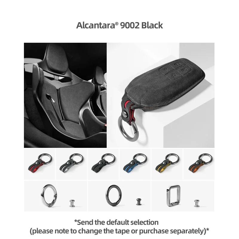 Car Remote Key Case Cover for Ferrari F430 488 458 F12 Roma 812 F8 Auto Fob Made of Alcantara Keychain Keyring Protect Accessory 9002 Black
Car Remote Key Case Cover for Ferrari F430 488 458 F12 Roma 812 F8 Auto Fob Made of Alcantara Keychain Keyring Protect Accessory 9002 Black