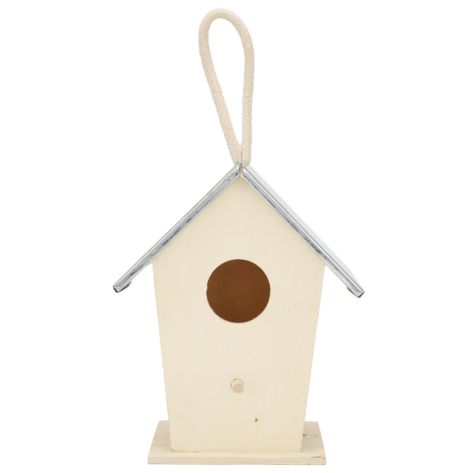 Wooden Bird House Hanging Breeding Nesting Cage Box for Outdoor Garden Decorative Accessories
Wooden Bird House Hanging Breeding Nesting Cage Box for Outdoor Garden Decorative Accessories
