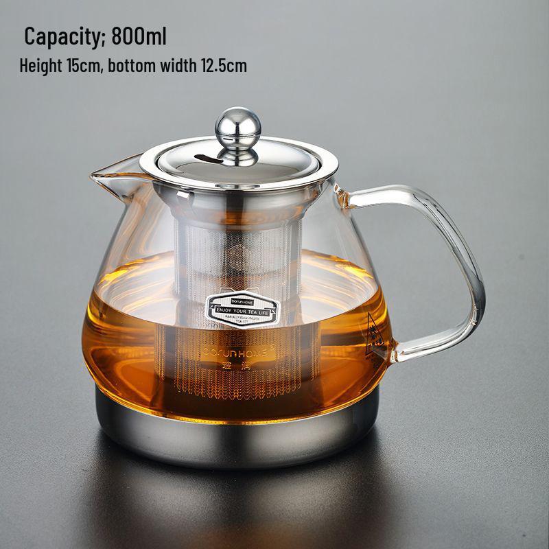 Heat-Resistant Glass Teapot: Induction Cooktop-Ready Kettle for Boiling Water and Brewing Tea Above 1L
Heat-Resistant Glass Teapot: Induction Cooktop-Ready Kettle for Boiling Water and Brewing Tea Above 1L