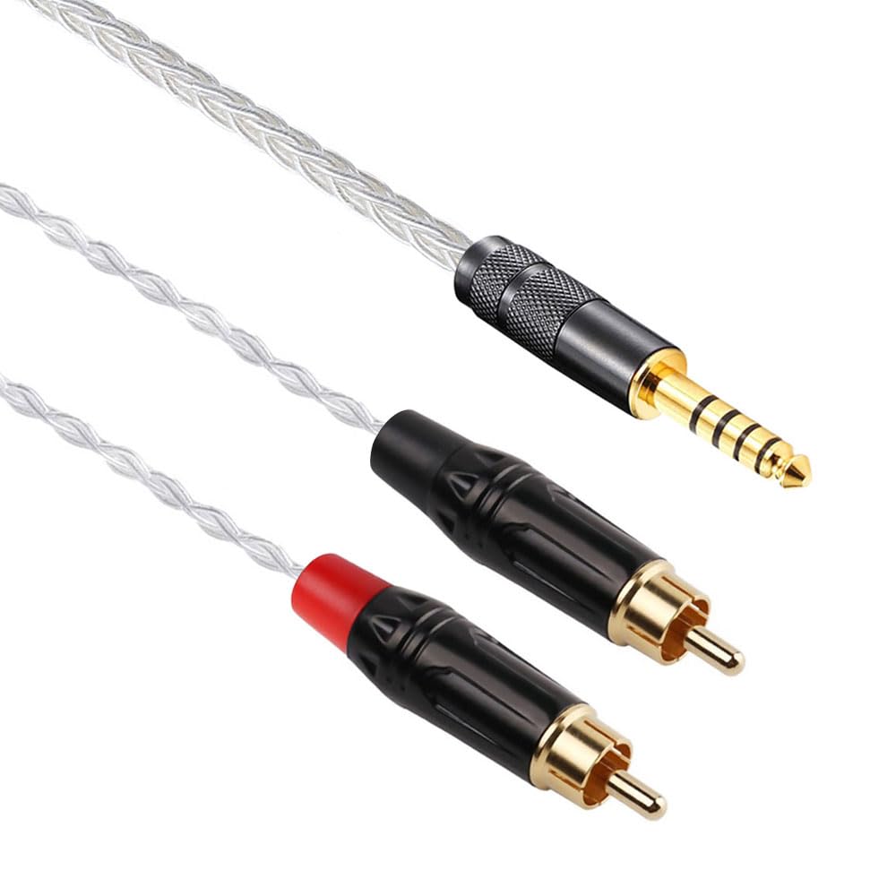IPOVOQ RCA Conversion Balanced RCA Cable Audio Cable 2RCA Male Conversion Cable Compatible with Headphone Amplifier RCA Balanced Cable RCA Conversion
IPOVOQ RCA Conversion Balanced RCA Cable Audio Cable 2RCA Male Conversion Cable Compatible with Headphone Amplifier RCA Balanced Cable RCA Conversion