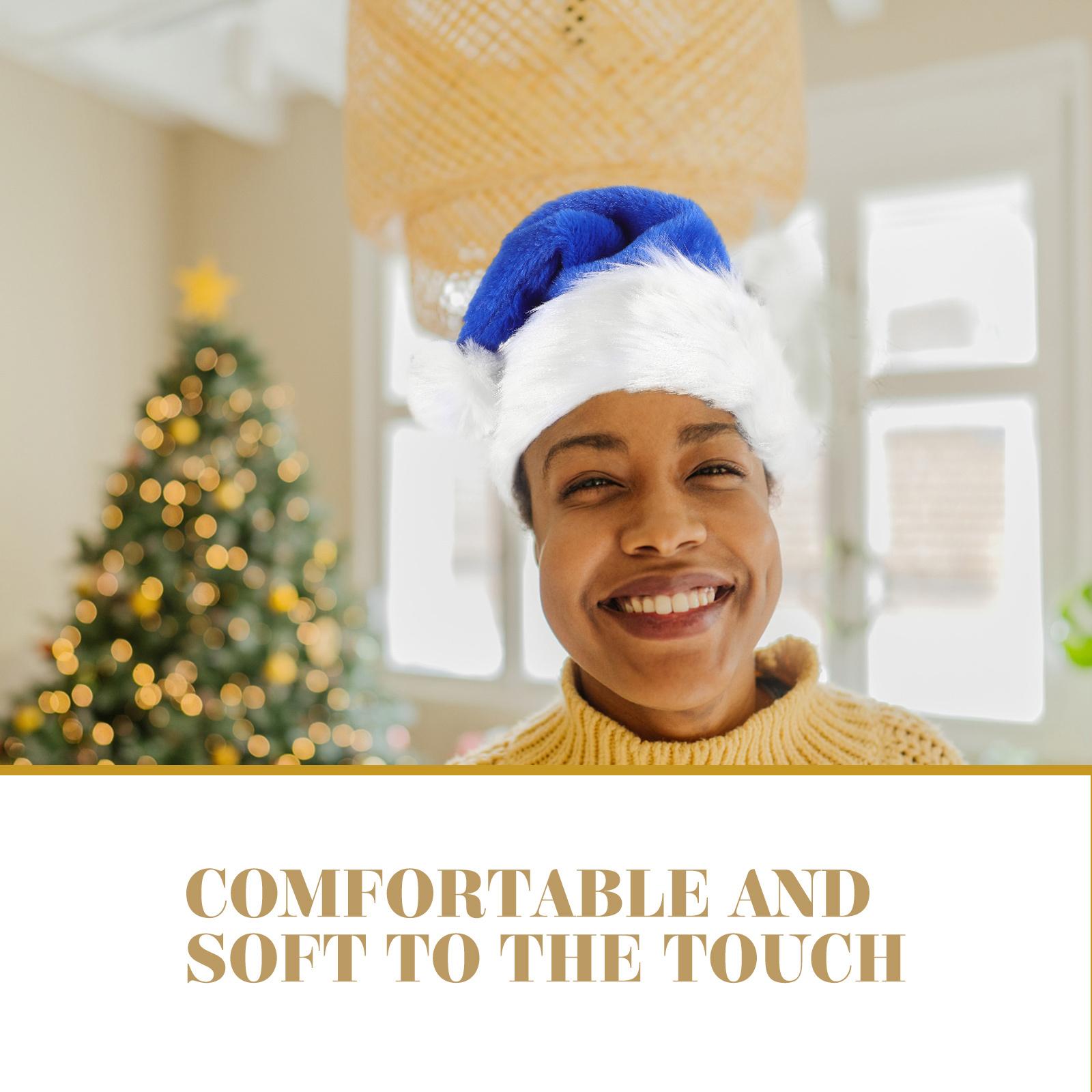 2Pcs Santa Hats Medium Size Soft Christmas Caps Comfortable Xmas Winter Headwear Party Christmas Decoration Santa Hats other
2Pcs Santa Hats Medium Size Soft Christmas Caps Comfortable Xmas Winter Headwear Party Christmas Decoration Santa Hats other