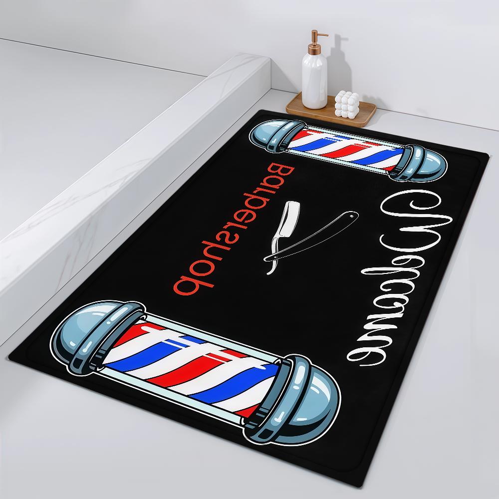 Door Mat Bedside Entrance Bath B-BARBER Floor Logo Decoration Corridor Door Mat Carpet Living Room Balcony 40cm x 60cm
Door Mat Bedside Entrance Bath B-BARBER Floor Logo Decoration Corridor Door Mat Carpet Living Room Balcony 40cm x 60cm