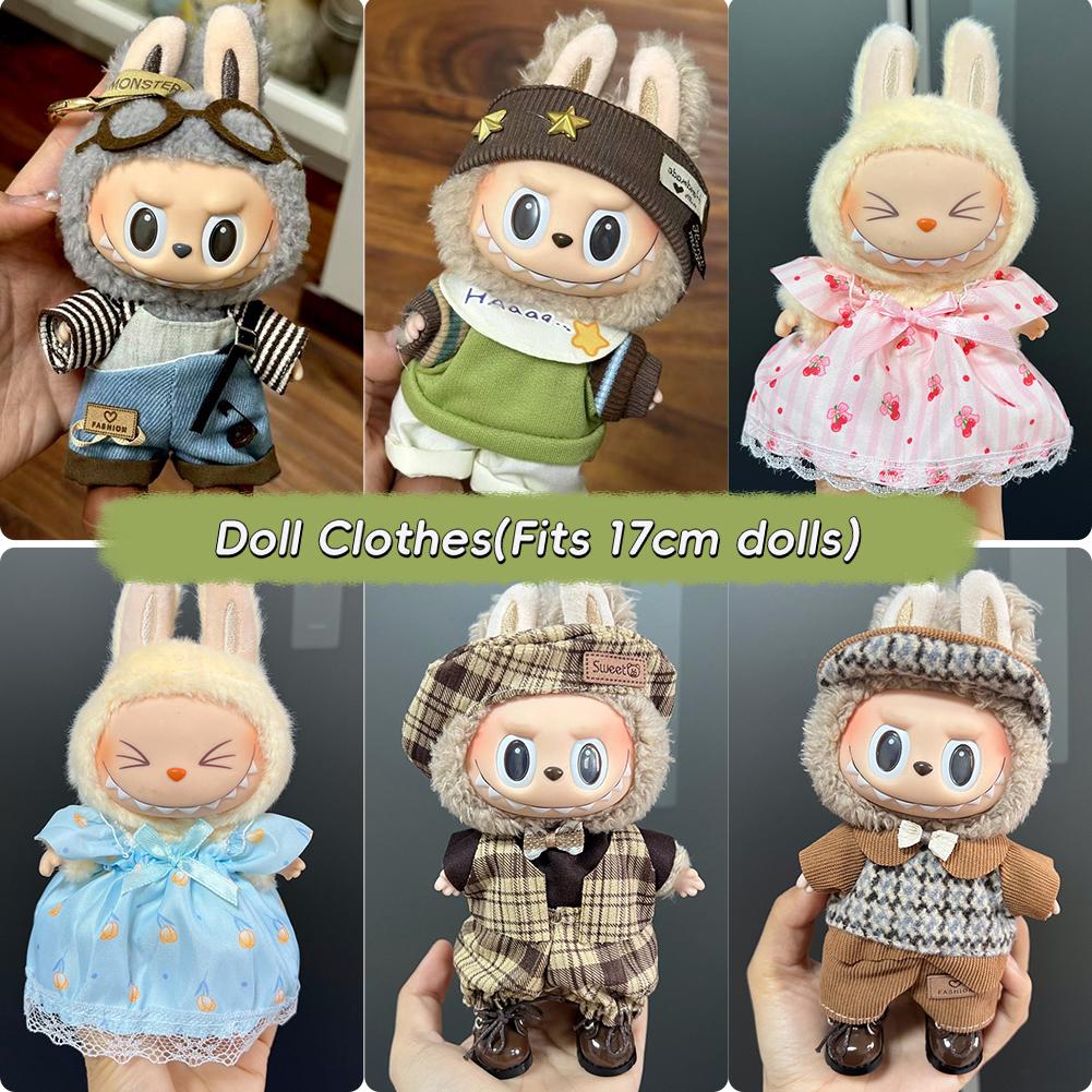 For 17cm Labubu Doll Clothes Fashion Clothes Retro Dress Doll Clothes Color Match Shirts Dolls Accessories Cute Decoration Little Clothes 04#
For 17cm Labubu Doll Clothes Fashion Clothes Retro Dress Doll Clothes Color Match Shirts Dolls Accessories Cute Decoration Little Clothes 04#