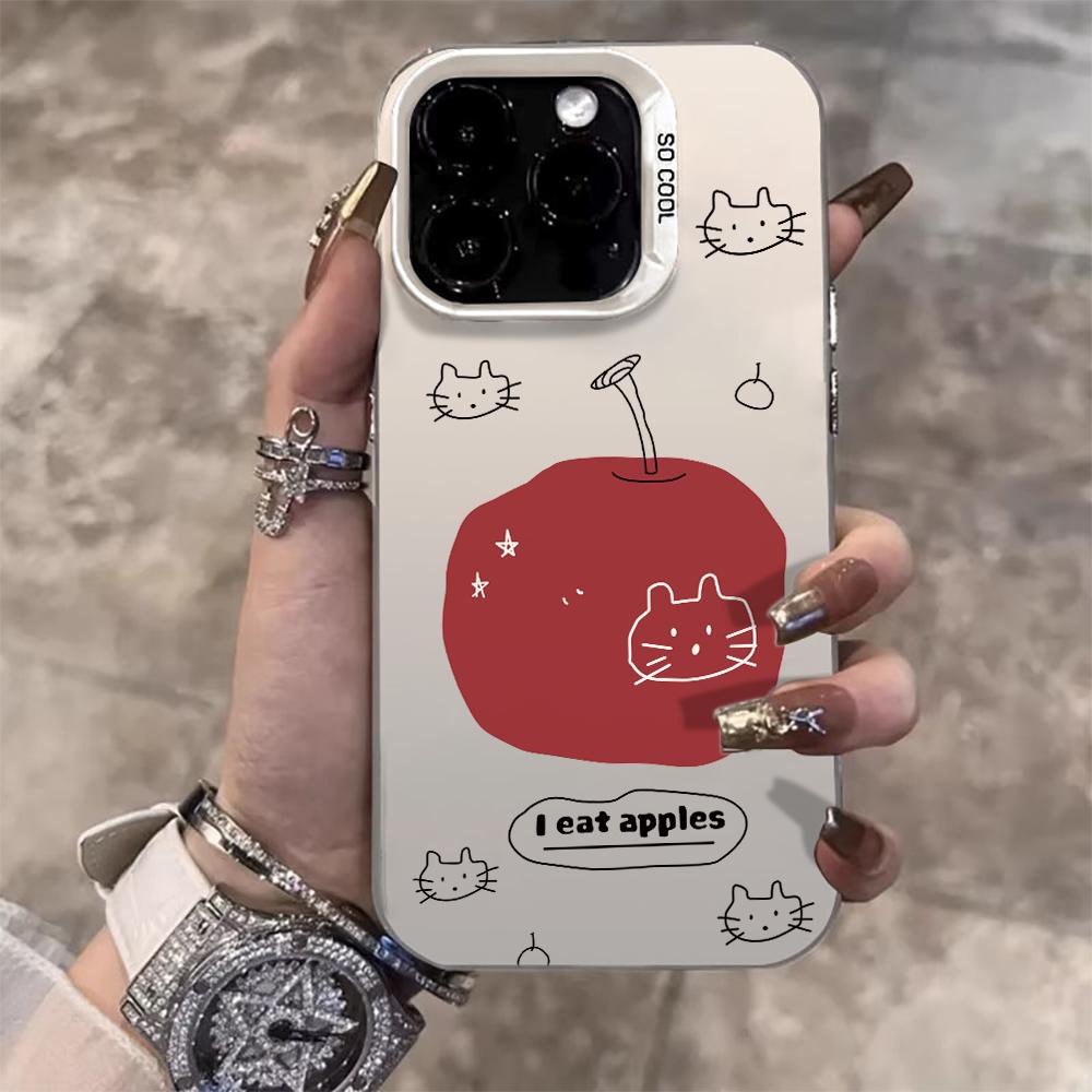 Kawaii Cute Doodle Cat Art IMD Phone Case For iPhone 17 16 E 15 14 Pro 13 12 11 Pro Max 17 Air 8 Plus X XR Silver Camera Cover iPhone 11
Kawaii Cute Doodle Cat Art IMD Phone Case For iPhone 17 16 E 15 14 Pro 13 12 11 Pro Max 17 Air 8 Plus X XR Silver Camera Cover iPhone 11