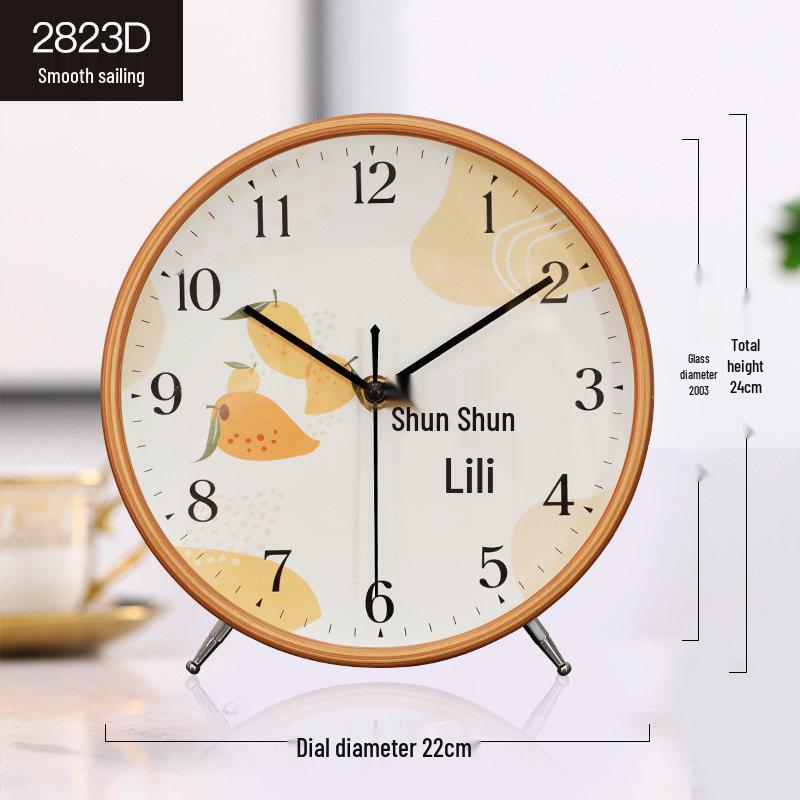 Nordic Silent Luxury Desktop Mantel Clock - Fashionable Ornament for Living Room or Bedroom Standard
Nordic Silent Luxury Desktop Mantel Clock - Fashionable Ornament for Living Room or Bedroom Standard