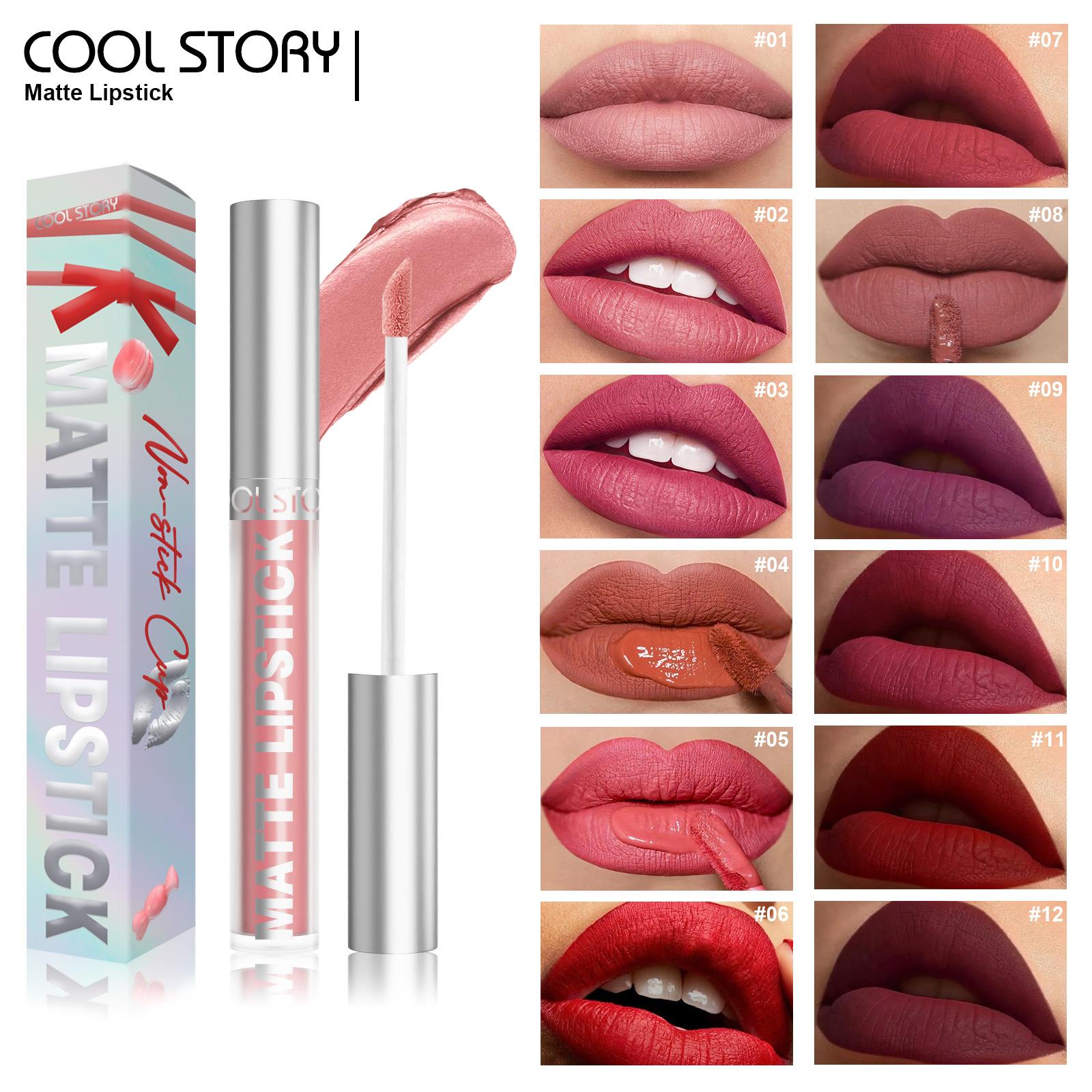 Non-stick Cup Matte Color-fixed Lip Glaze Velvet Matte Surface Not Easy To Decolorize Liquid Lipstick Sexy Long-lasting Color Waterproof Lip Gloss
Non-stick Cup Matte Color-fixed Lip Glaze Velvet Matte Surface Not Easy To Decolorize Liquid Lipstick Sexy Long-lasting Color Waterproof Lip Gloss