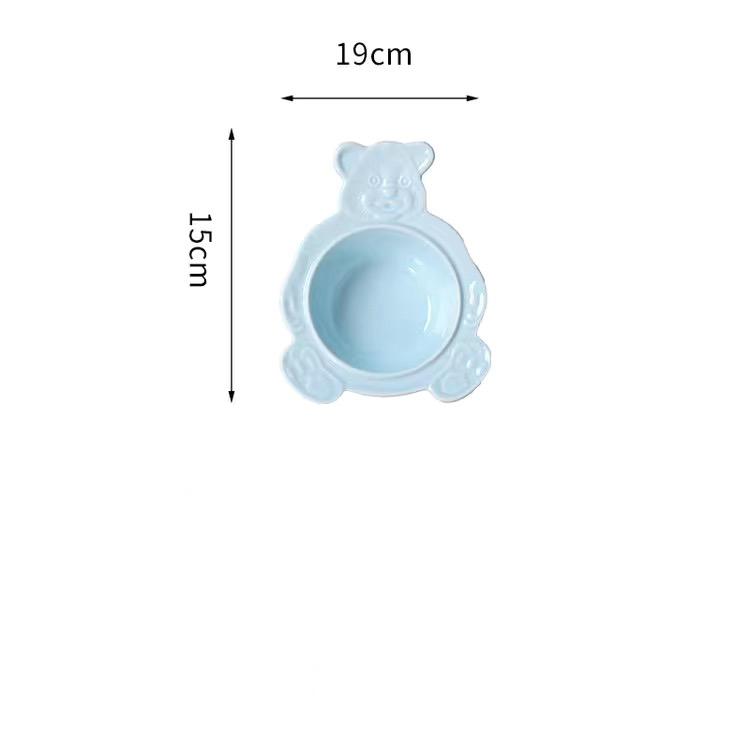 Креативная тарелка в форме медведя, десертная тарелка, салатница, керамическая посуда, кухонные принадлежности
Креативная тарелка в форме медведя, десертная тарелка, салатница, керамическая посуда, кухонные принадлежности