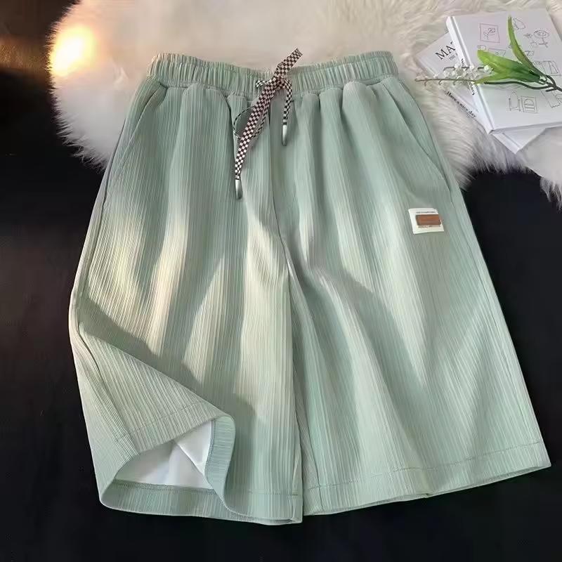 Men s Summer Ice-Silk Shorts Solid-Color Athletic Knee-Length Cropped Pants Loose-Fit Casual Hong Kong Style Pants 3XL зелений
Men s Summer Ice-Silk Shorts Solid-Color Athletic Knee-Length Cropped Pants Loose-Fit Casual Hong Kong Style Pants 3XL зелений