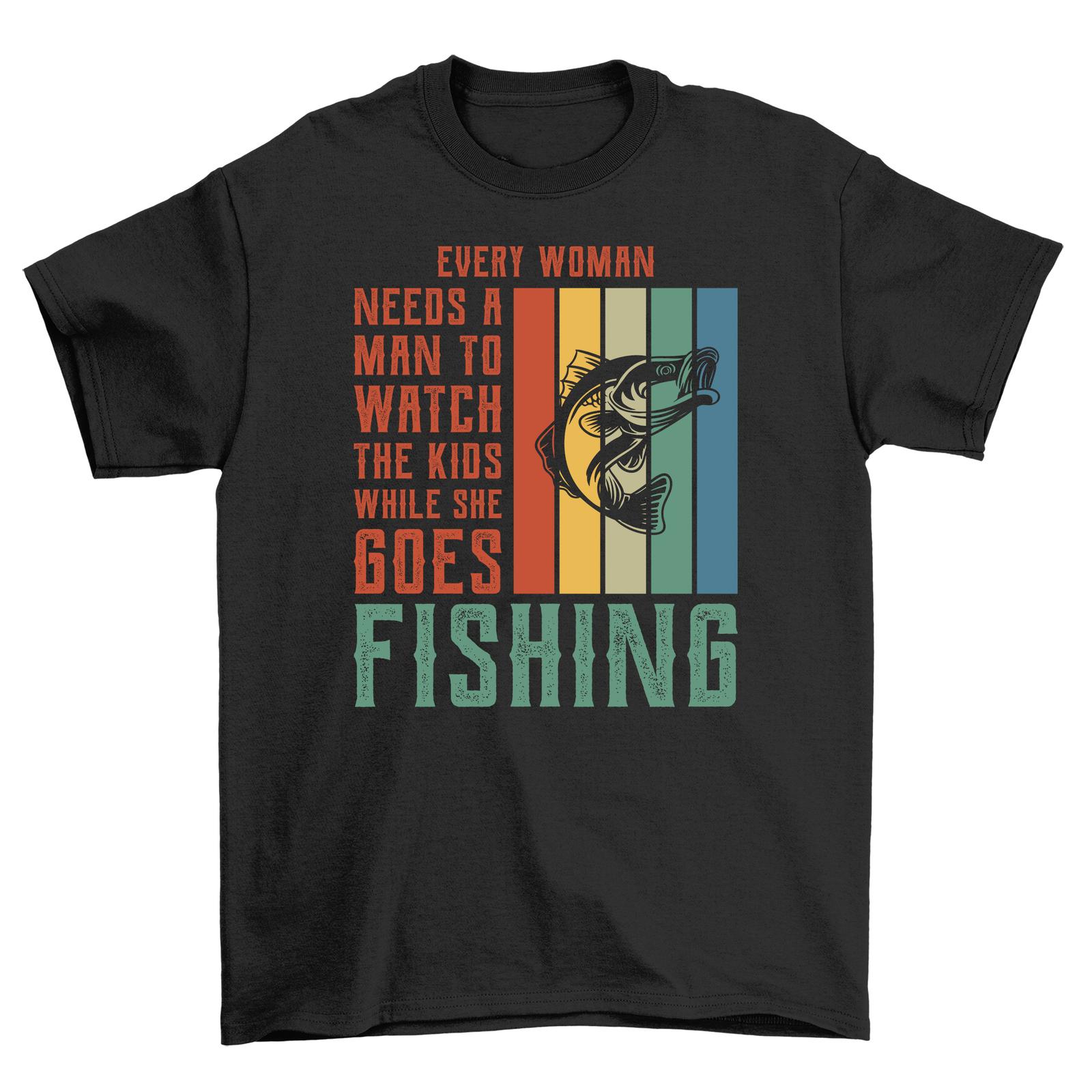 37 Every Woman Needs a Fishing Man T-Shirt Mens Womens Tees Top - Reel Funny! Unisex Design, 100% C L
37 Every Woman Needs a Fishing Man T-Shirt Mens Womens Tees Top - Reel Funny! Unisex Design, 100% C L