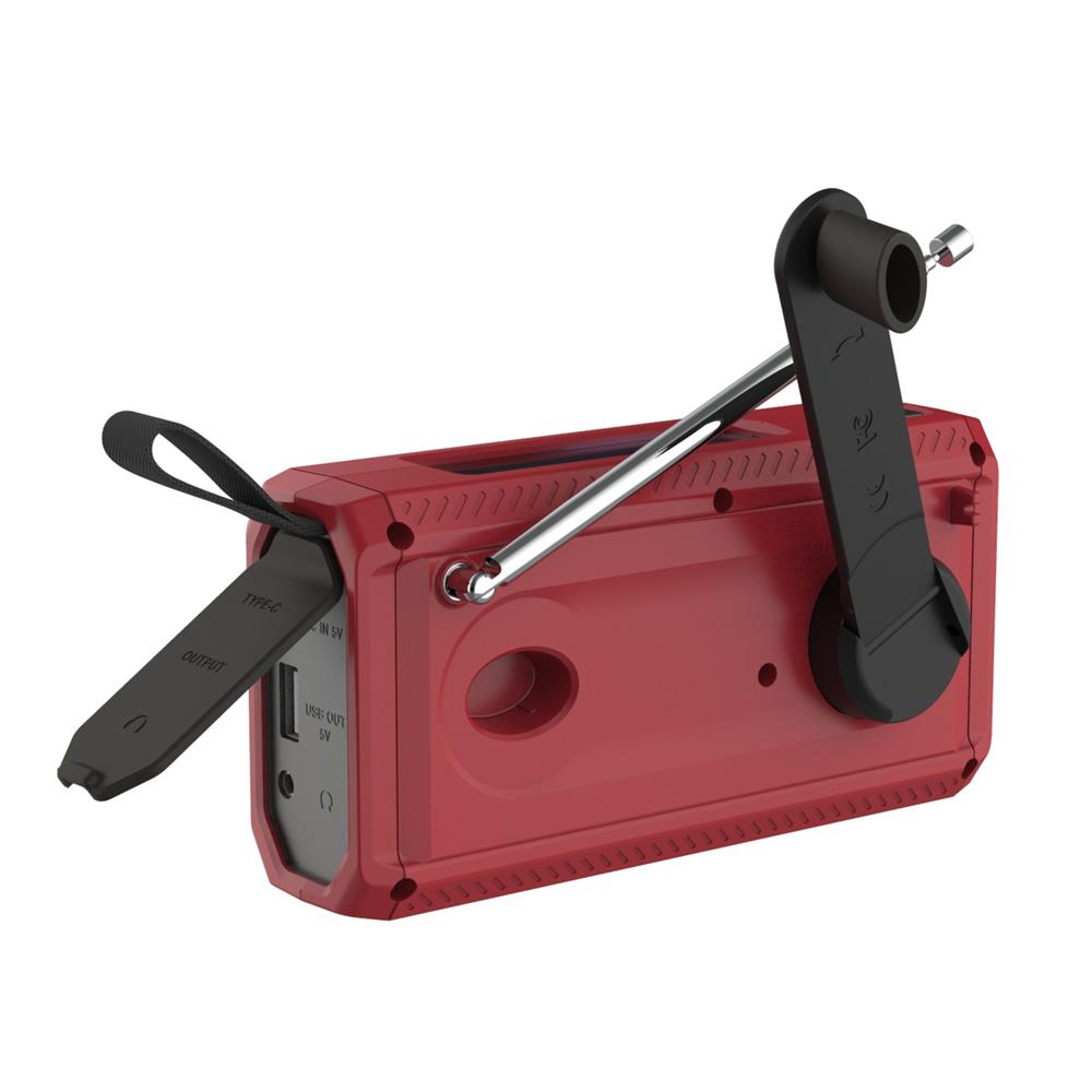 Hand-cranked flashlight radio WR-6A
Hand-cranked flashlight radio WR-6A