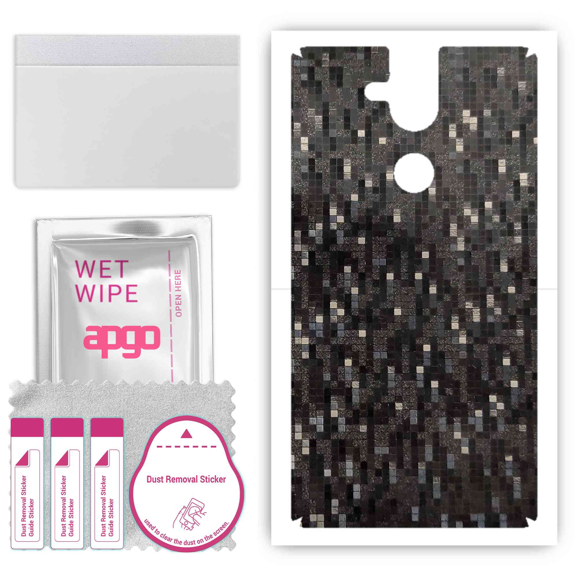 apgo Захисна наклейка для задньої панелі, сумісна з Nokia 8 Sirocco, Wrap Film, Foil, Vinyl - Pattern Carbon Black Pixel
apgo Захисна наклейка для задньої панелі, сумісна з Nokia 8 Sirocco, Wrap Film, Foil, Vinyl - Pattern Carbon Black Pixel