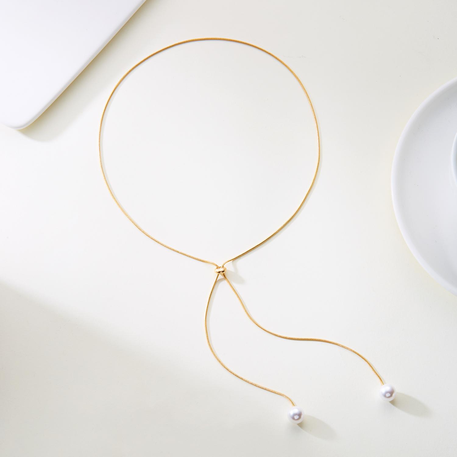 Trendy Imitation Pearls Long Tassel Y Shaped Necklace For Women Gold Silver Chain Choker Party Jewelry Accessories Adjustable
Trendy Imitation Pearls Long Tassel Y Shaped Necklace For Women Gold Silver Chain Choker Party Jewelry Accessories Adjustable