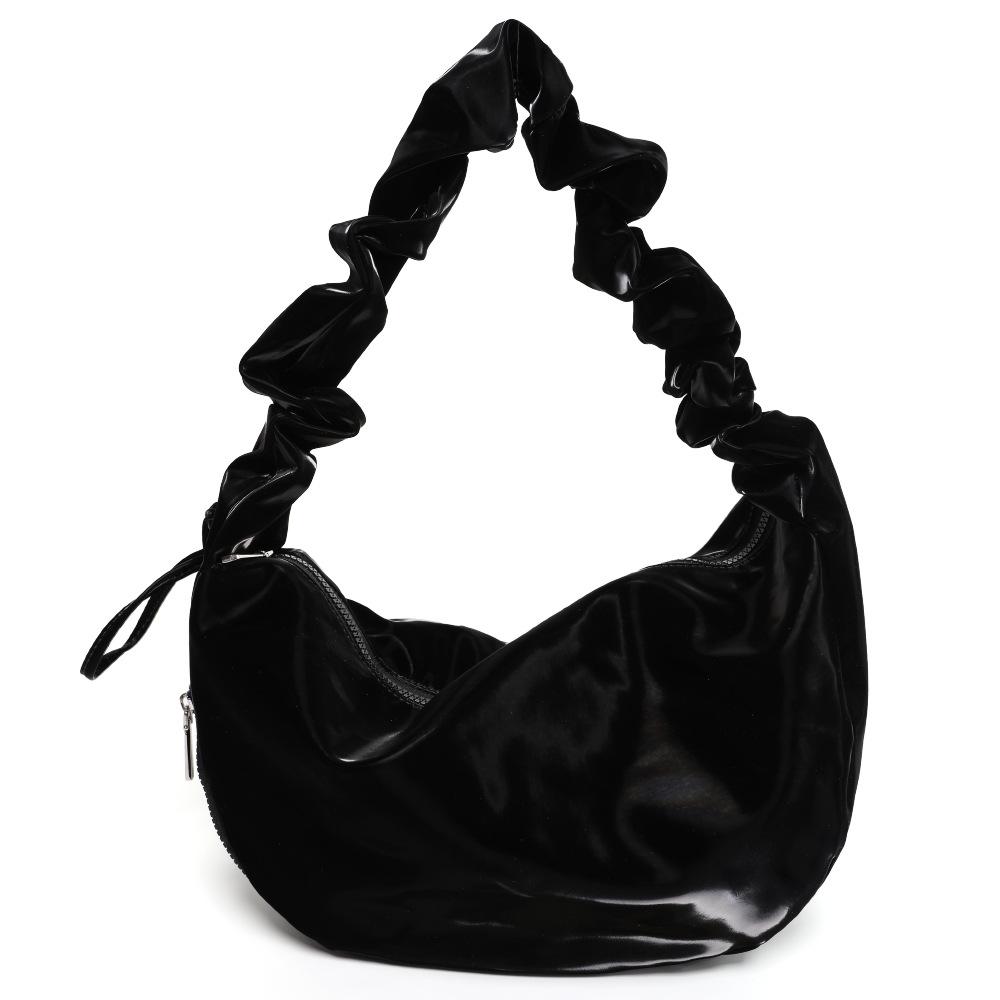 Pleated cloud bag women s 2025 popular underarm shoulder bag large capacity soft leather commuter bag crossbody bag in stock чорний
Pleated cloud bag women s 2025 popular underarm shoulder bag large capacity soft leather commuter bag crossbody bag in stock чорний