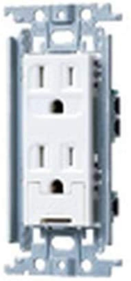 Panasonic Grounded Double Outlet with Recessed Door and Earth Terminal with Metal Frame WTF11523WK 5 Pieces White
Panasonic Grounded Double Outlet with Recessed Door and Earth Terminal with Metal Frame WTF11523WK 5 Pieces White