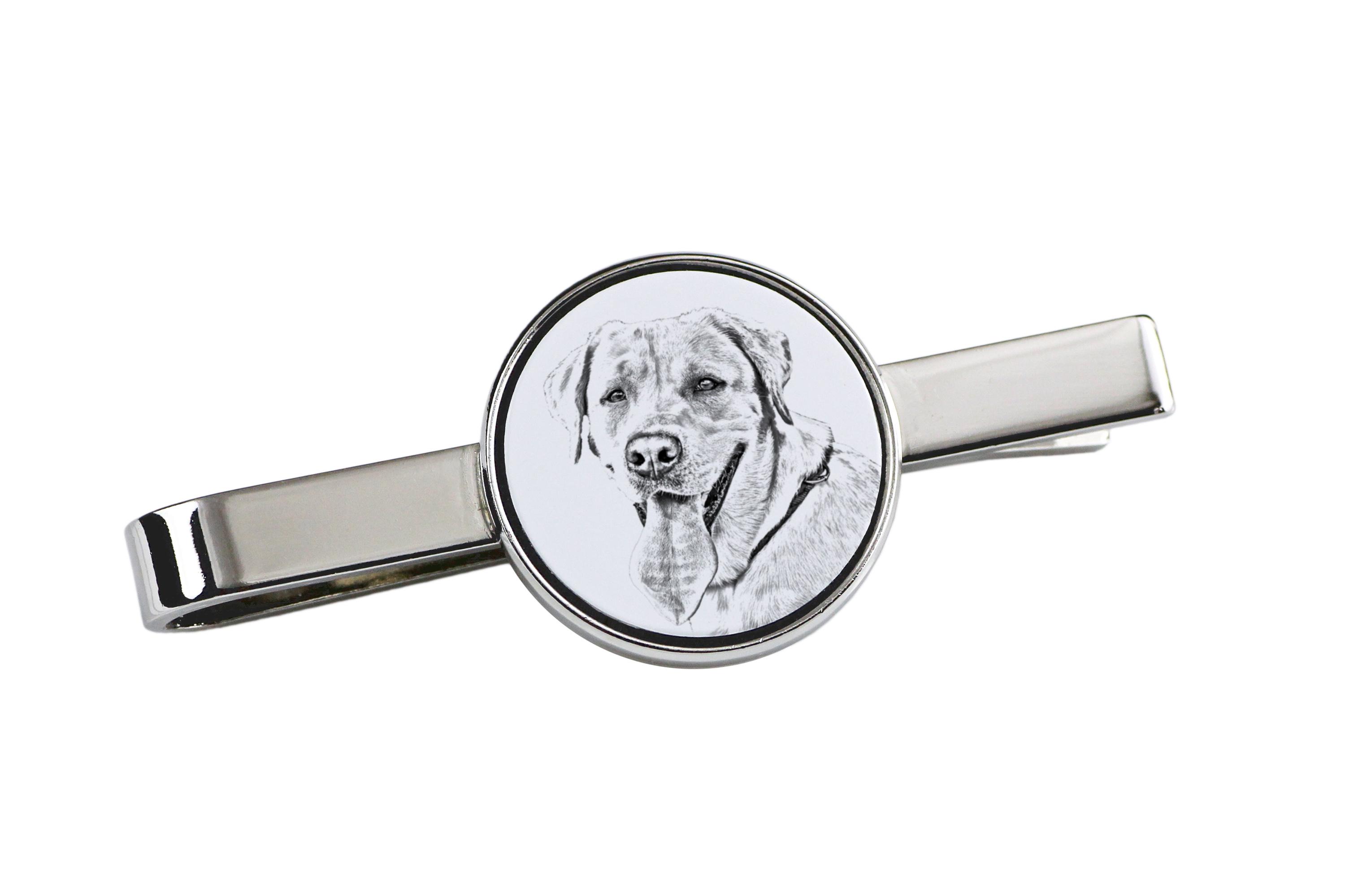 Labrador Retriever I - tie clip with a dog, personalized tie clip, a unique gift for a man from the Art-Dog brand срібний
Labrador Retriever I - tie clip with a dog, personalized tie clip, a unique gift for a man from the Art-Dog brand срібний