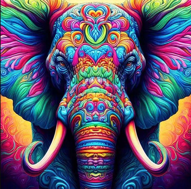 CHENISTORY Diamond Embroidery Colorful Elephant Full Square Diamond Painting Animal Diamond Mosaic Cross Stitch Craft Kit for Ho Full Square 25x25cm синій
CHENISTORY Diamond Embroidery Colorful Elephant Full Square Diamond Painting Animal Diamond Mosaic Cross Stitch Craft Kit for Ho Full Square 25x25cm синій