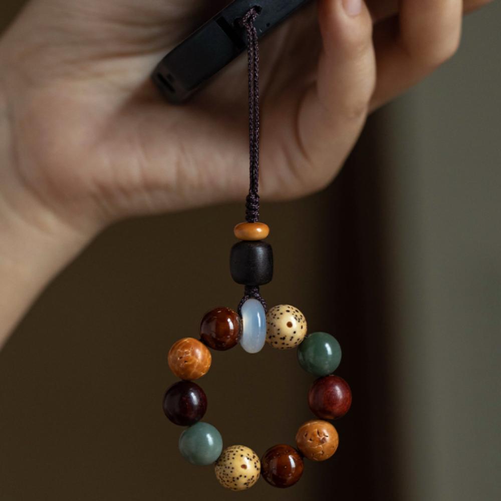 Bag Hanging Bodhi Keychain Charm Beads Lanyard Vintage Wooden Beaded Pendant Backpack Decor Style C
Bag Hanging Bodhi Keychain Charm Beads Lanyard Vintage Wooden Beaded Pendant Backpack Decor Style C