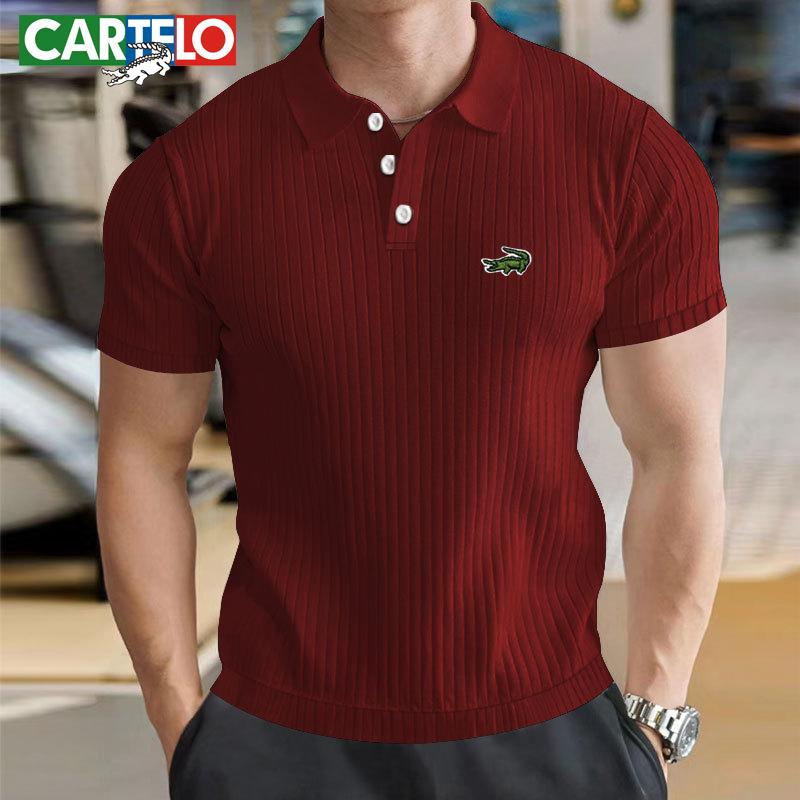 2024 Summer Solid Color Short Sleeved Casual Vertical Stripe Lapel Embroidered POLO Versatile Temperament Buckle T-shirt
2024 Summer Solid Color Short Sleeved Casual Vertical Stripe Lapel Embroidered POLO Versatile Temperament Buckle T-shirt