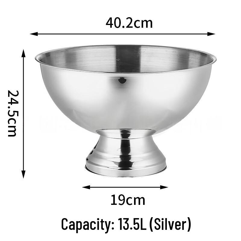 Shangqi Large Round Silver Ice and Champagne Bucket
Shangqi Large Round Silver Ice and Champagne Bucket