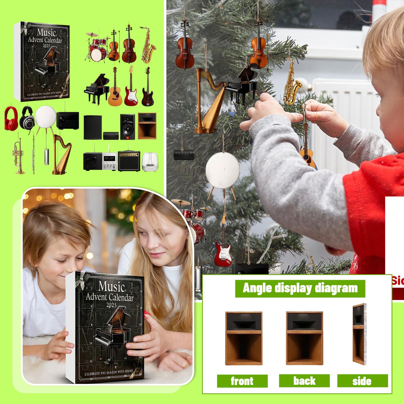 2025 Advent Calendar Music Theme 2D Acrylic Hanging Ornaments Christmas Tree Decorations Creative Holiday Birthday Gift One Size
2025 Advent Calendar Music Theme 2D Acrylic Hanging Ornaments Christmas Tree Decorations Creative Holiday Birthday Gift One Size