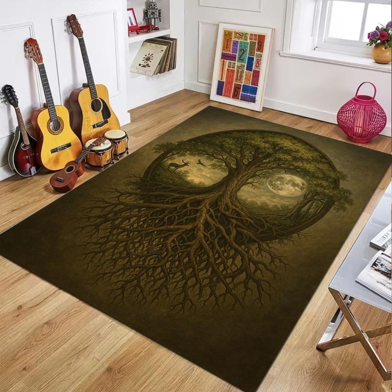 Tree of Life Rug for Living Room Bedroom Norse Mythology Carpet Washable Non Slip Indoor Outdoor Area Rug Retro Minimalist 40X60cm
Tree of Life Rug for Living Room Bedroom Norse Mythology Carpet Washable Non Slip Indoor Outdoor Area Rug Retro Minimalist 40X60cm