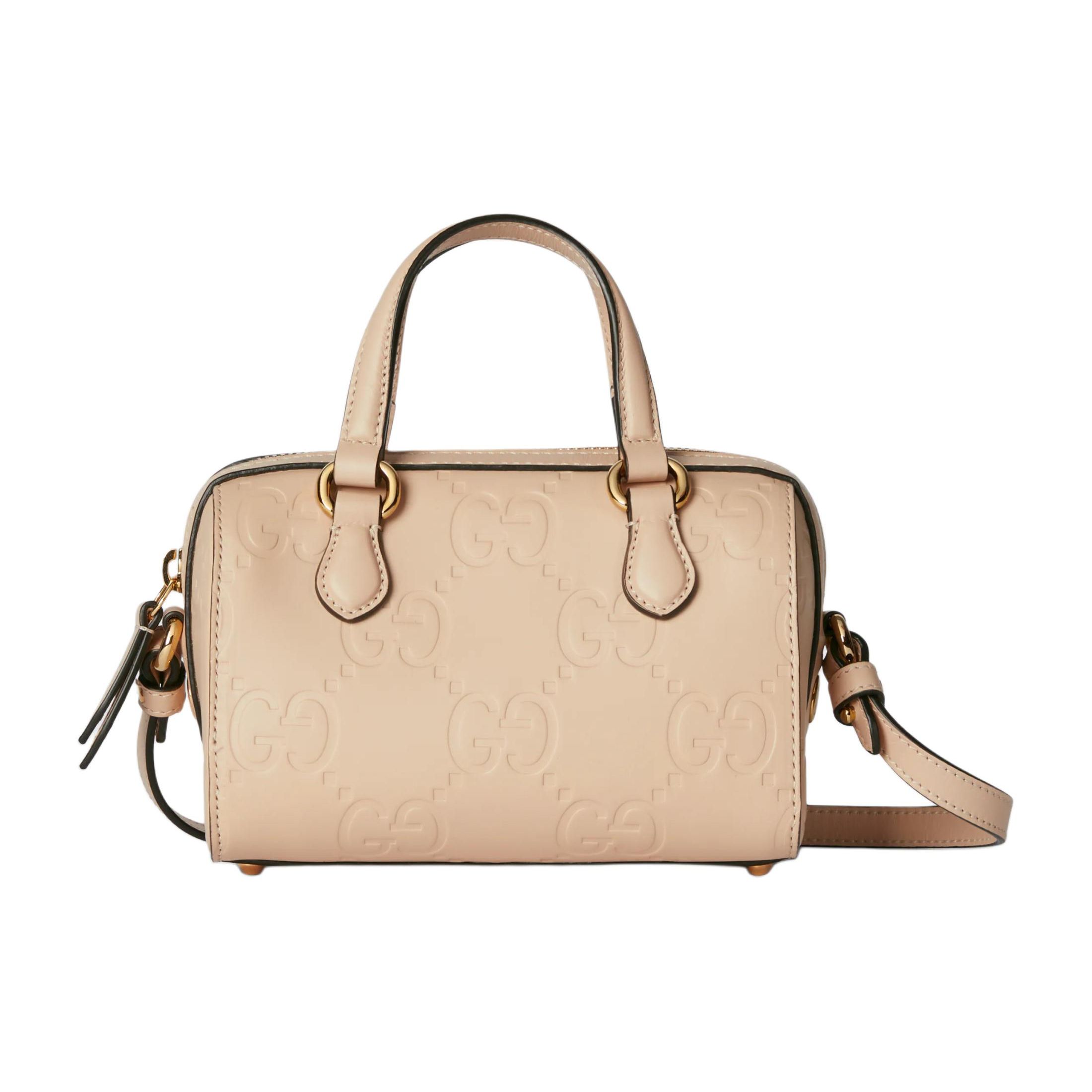 Gucci GG Embossed Mini Top Handle Boston Bag Pink Leather Gold Hardware Daily Use 790130-AAC1Q-5701 Box(Basic Set+Box)
Gucci GG Embossed Mini Top Handle Boston Bag Pink Leather Gold Hardware Daily Use 790130-AAC1Q-5701 Box(Basic Set+Box)