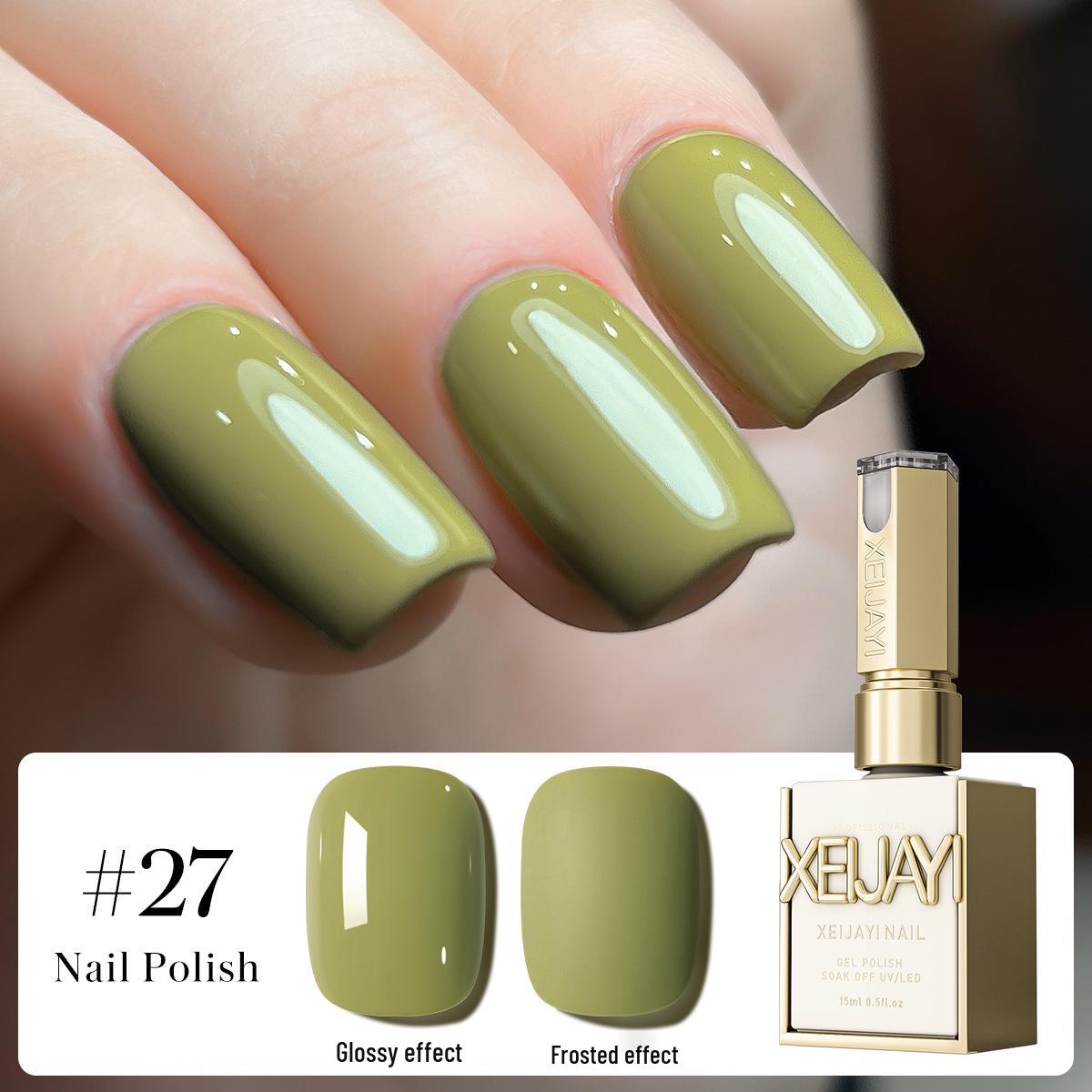 2025 Trendy Matcha Green Gel Nail Polish for Nail Art - 15ml Light Therapy Formula
2025 Trendy Matcha Green Gel Nail Polish for Nail Art - 15ml Light Therapy Formula