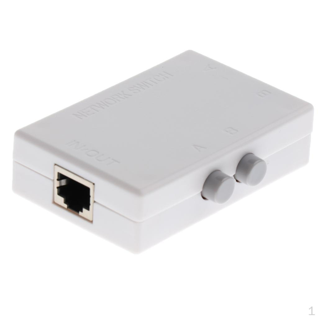 2Port Button Network Switch Splitter Hub -Out or 1- /10M#2
2Port Button Network Switch Splitter Hub -Out or 1- /10M#2