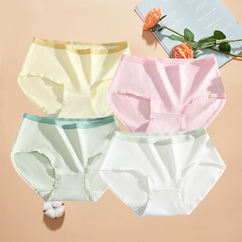 4Pcs/Set Women s Cotton Briefs Soft Breathable Underwear Set Mid Waist Solid Color Panties For Daily Wear High Elastic Underwear XL
4Pcs/Set Women s Cotton Briefs Soft Breathable Underwear Set Mid Waist Solid Color Panties For Daily Wear High Elastic Underwear XL