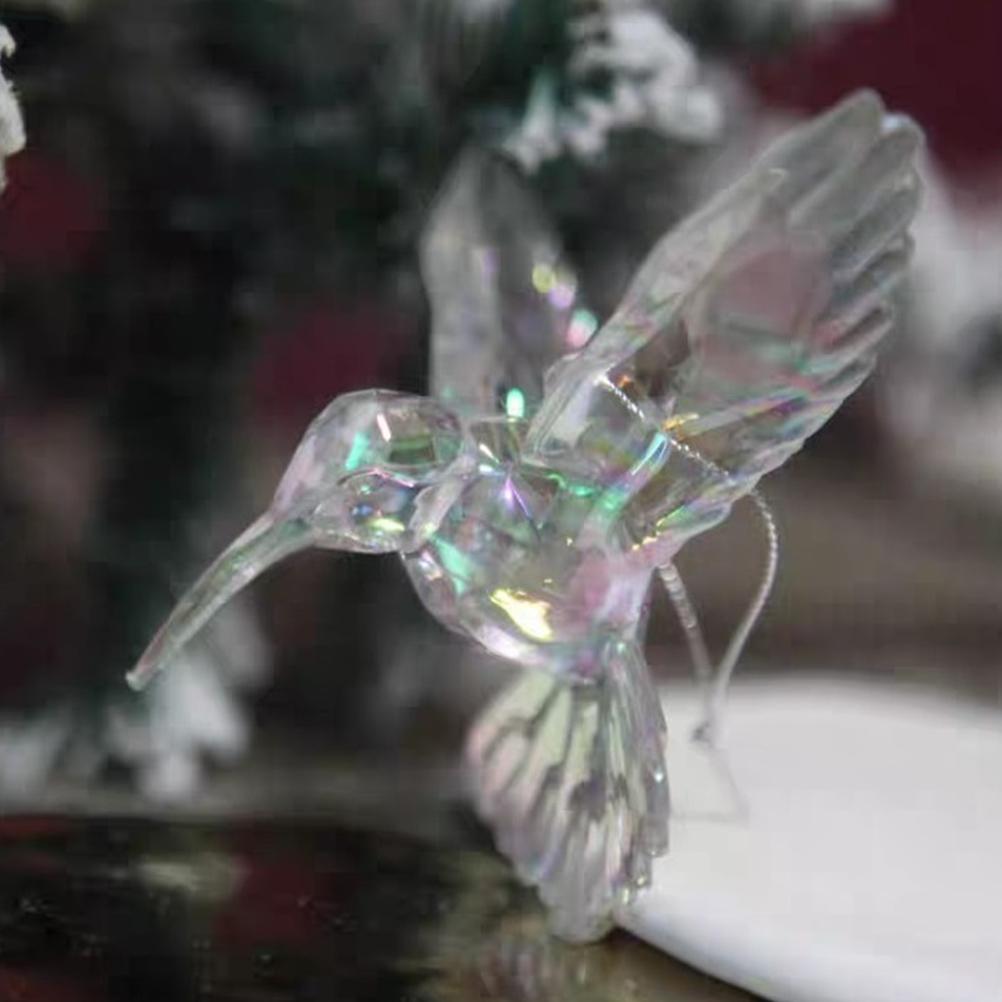 3 Pcs Hummingbirds Shape Decoration Crystal Hanging Ornament Pendant Acrylic Decorations Crafts Ceiling 10.x9.5cm прозрачный
3 Pcs Hummingbirds Shape Decoration Crystal Hanging Ornament Pendant Acrylic Decorations Crafts Ceiling 10.x9.5cm прозрачный