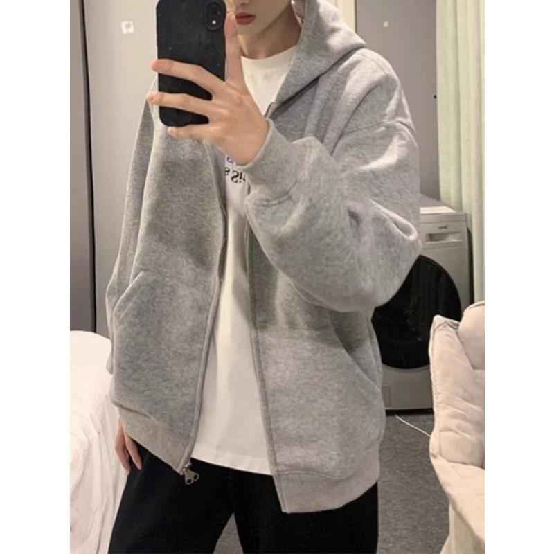 Мужская толстовка-кардиган с капюшоном в гонконгском стиле, весна-осень, новый модный бренд, простая универсальная повседневная спортивная толстовка, куртка для мужчин 3XL
Мужская толстовка-кардиган с капюшоном в гонконгском стиле, весна-осень, новый модный бренд, простая универсальная повседневная спортивная толстовка, куртка для мужчин 3XL