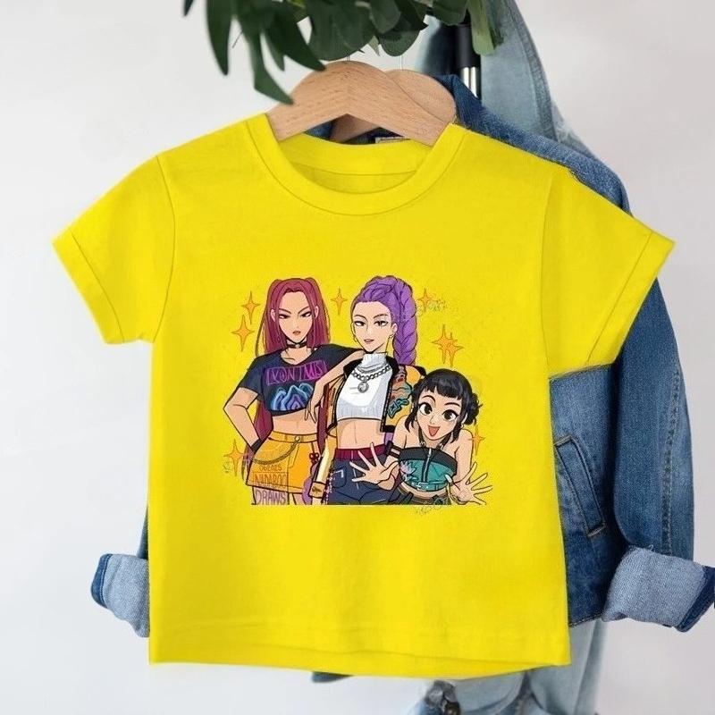 Дитяча футболка KPop з принтом Мисливців на демонів Модні повсякденні топи 2025 Фільм Круглий виріз Мультяшна Футболка для дівчаток і хлопчиків Повсякденний одяг для маленької дівчинки 150
Дитяча футболка KPop з принтом Мисливців на демонів Модні повсякденні топи 2025 Фільм Круглий виріз Мультяшна Футболка для дівчаток і хлопчиків Повсякденний одяг для маленької дівчинки 150