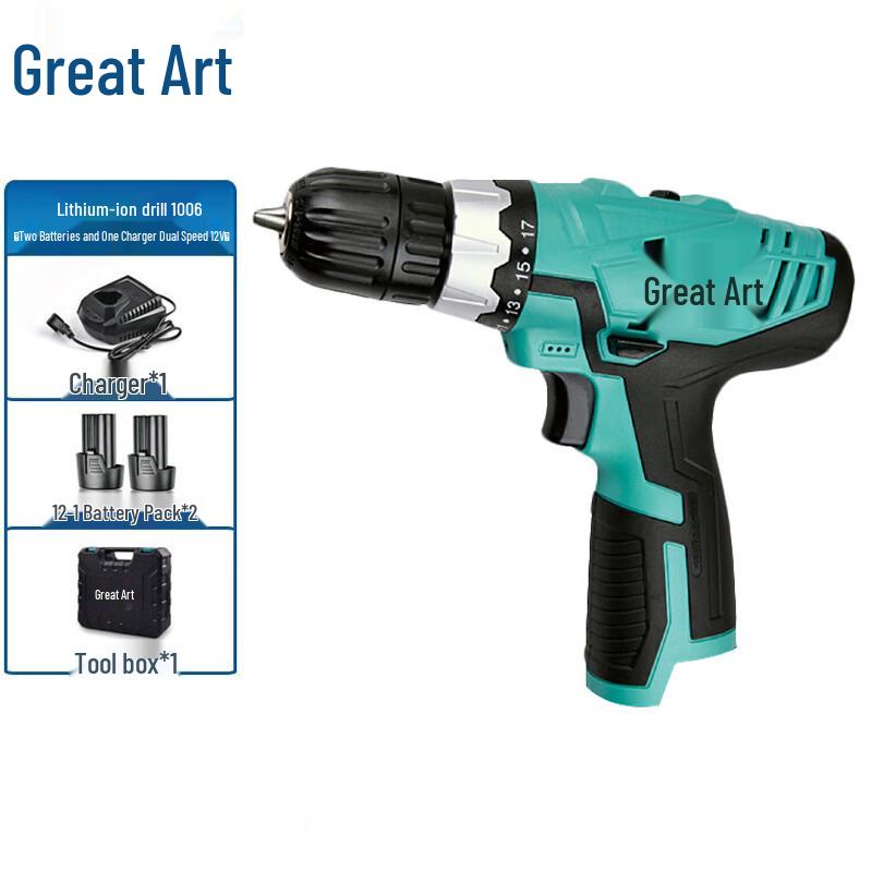 Dayi Cordless Lithium-Ion Drill/Screwdriver CN plug (adapter included)
Dayi Cordless Lithium-Ion Drill/Screwdriver CN plug (adapter included)