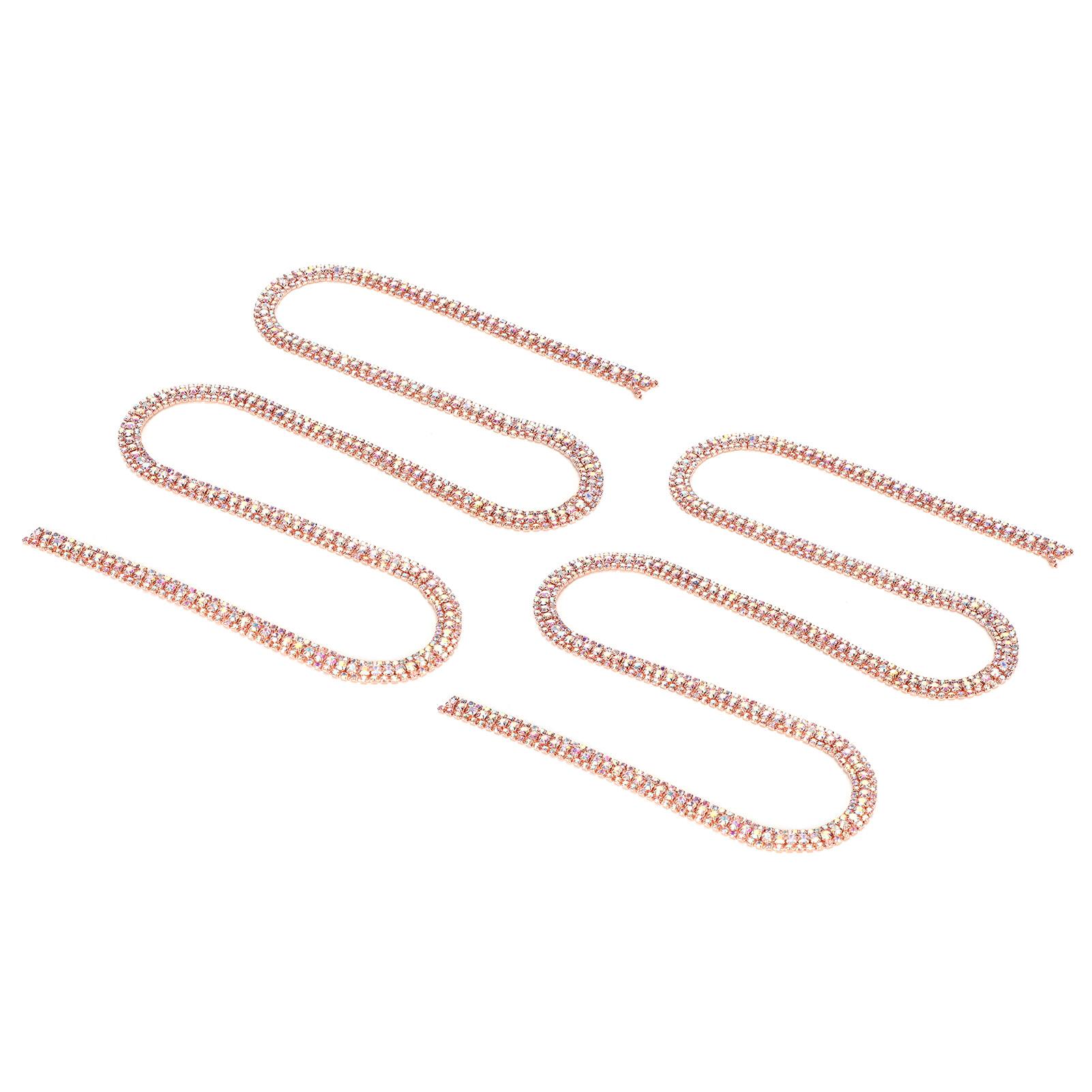 2 Yards 3 Rows Claw Chain Clothes Garment Suitcase Wedding Craft Decorations Rose Gold
2 Yards 3 Rows Claw Chain Clothes Garment Suitcase Wedding Craft Decorations Rose Gold